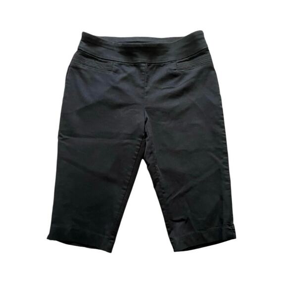 croft & barrow Pants - Croft & Barrow Women's Black Effortless Stretch Pull-On 16" Inseam Skimmer SZ 10